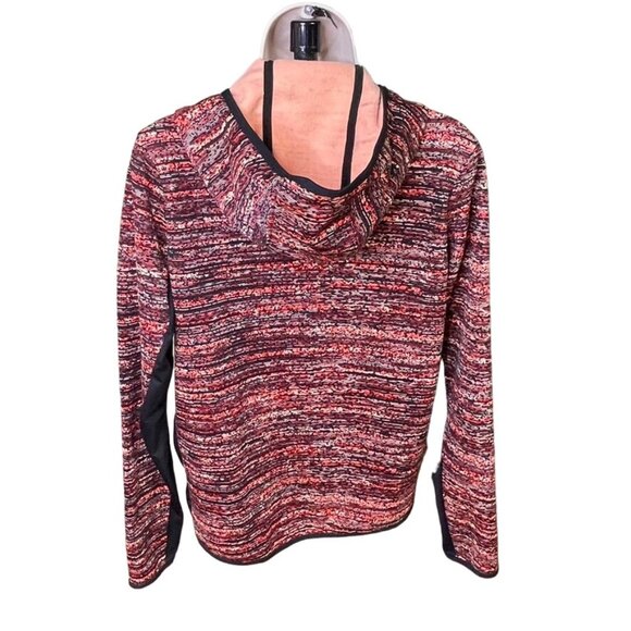 Nike Therma Fit Hoodie Jacket Zip Up Womens Size M Pink Black u - Picture 3 of 10